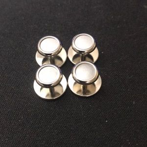 Air Force Issue Mess Dress Tuxedo Silver Shirt Studs